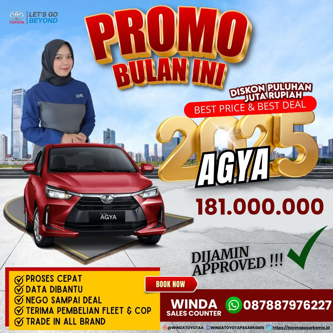 Poster promo Toyota Tangerang bulan ini
